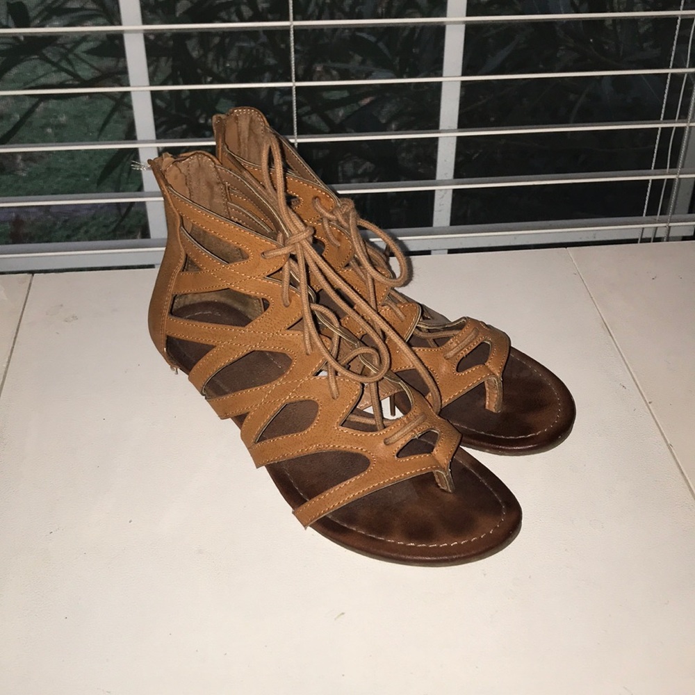 Brown sandals